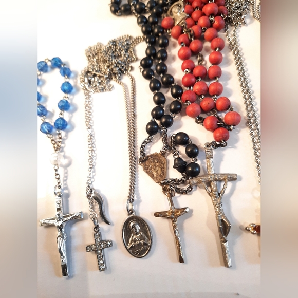 Colorful Rosary Necklace Collection - Picture 4 of 10